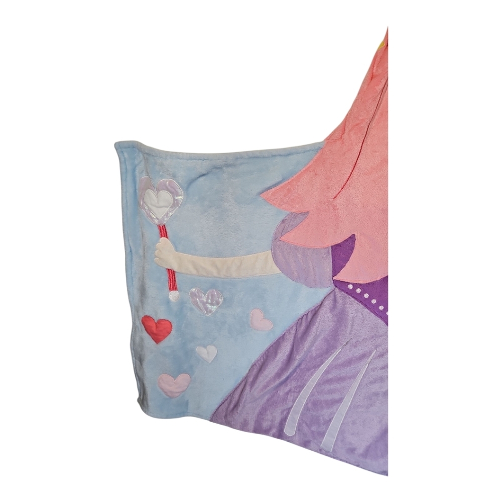 Best Brands Kids Hooded Throw - Princess Wrap Fleece Blanket - Picture 6 of 7